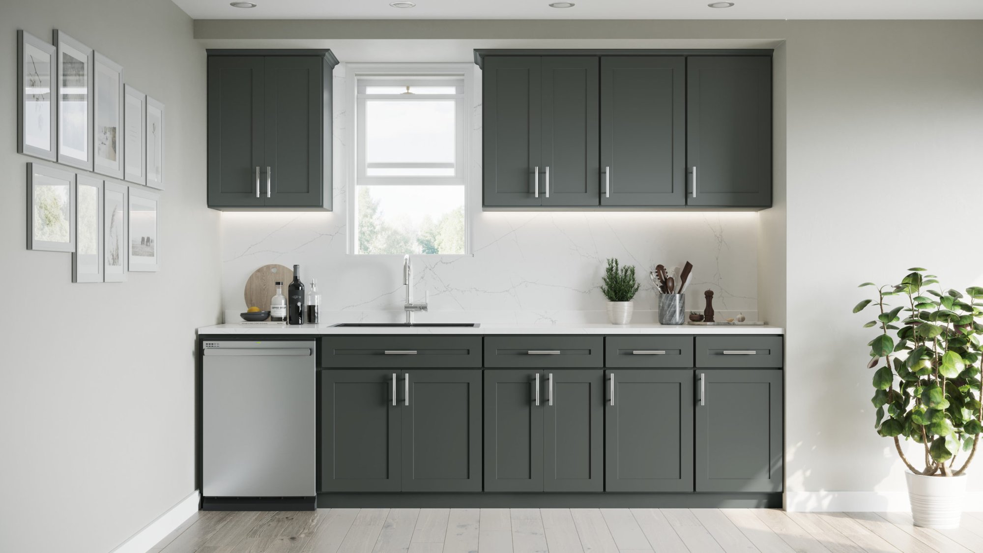 Modernize your kitchen cabinet with Express Reface Gray