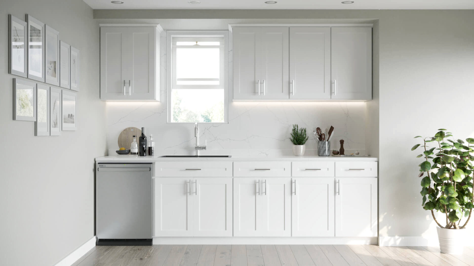Brighten Your Cabinetry with Express Reface White